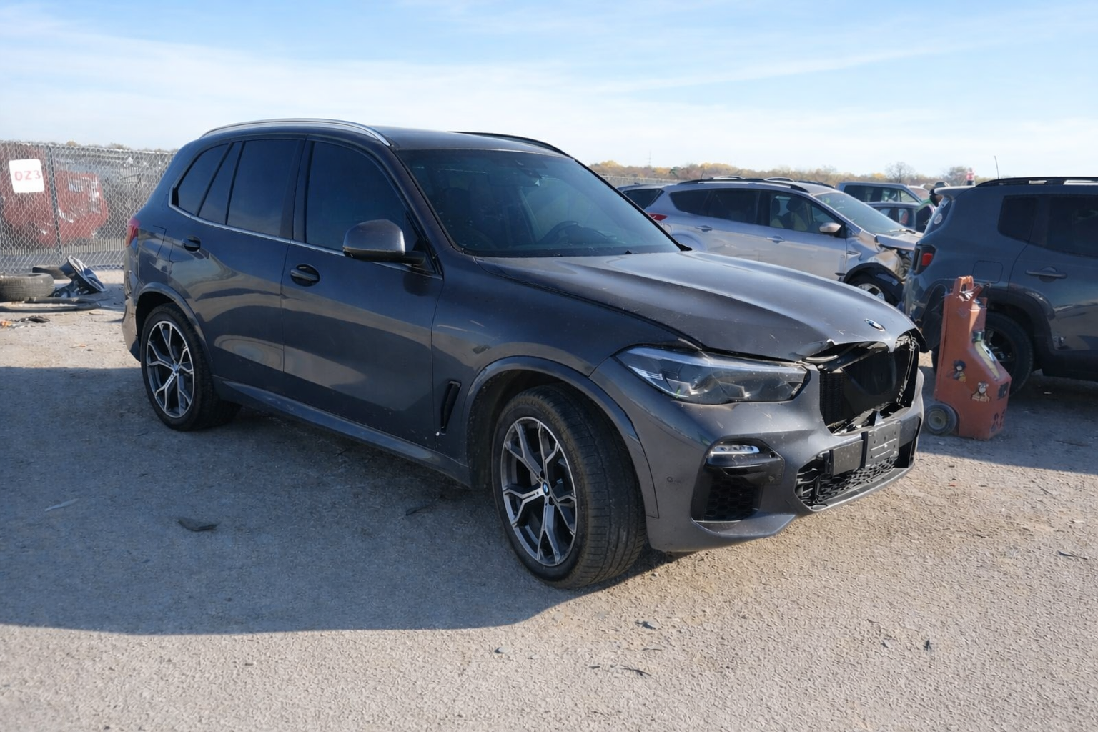 BMW X5 2020 Gray vin: 5UXCR6C05L9C87306