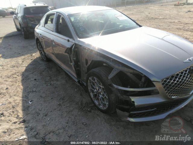 Genesis G80 2021 Gray vin: KMTGC4SD9MU065152